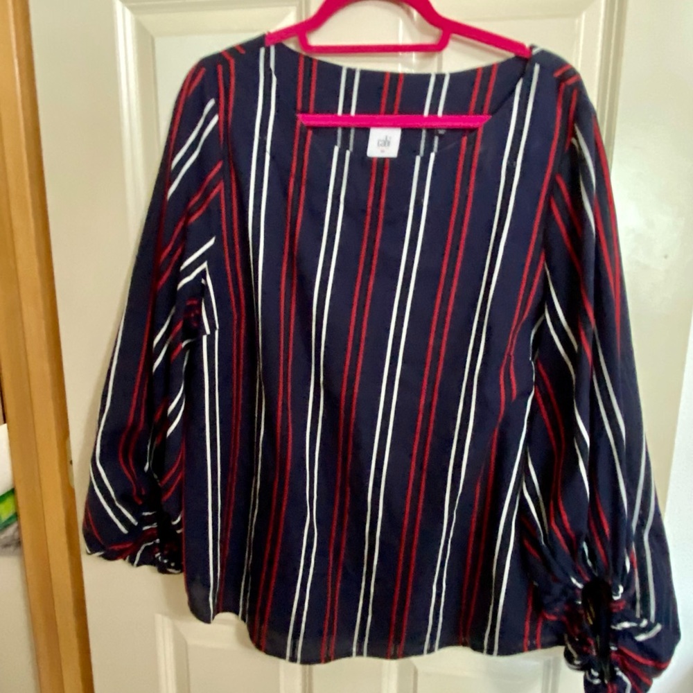 CAbi puff sleeve top.